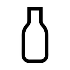 Bottle drink icon symbol vector image. Illustration of the drink water bottle glass design image