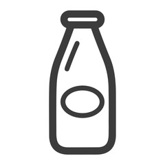 Bottle drink icon symbol vector image. Illustration of the drink water bottle glass design image