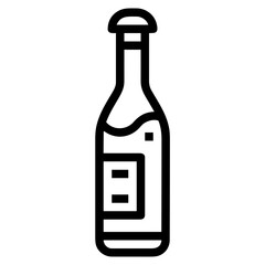 Bottle drink icon symbol vector image. Illustration of the drink water bottle glass design image