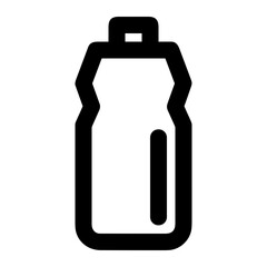 Bottle drink icon symbol vector image. Illustration of the drink water bottle glass design image