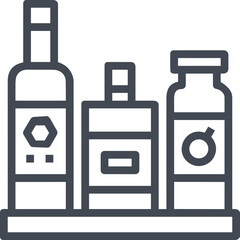 Bottle drink icon symbol vector image. Illustration of the drink water bottle glass design image