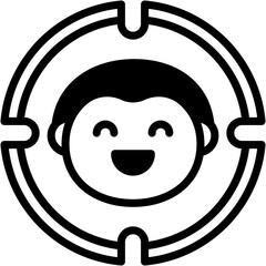 Vector Icon Target, Business, Marketing, Target Audience, Avatar, Focus