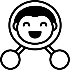 Vector Icon Coordination, Suit, Businessman, People, Manager, Social Network