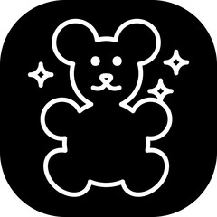 Hygiene toy hygiene icon with black filled line outline style. hygiene, toy, clean, care, child, kid, baby. Vector Illustration