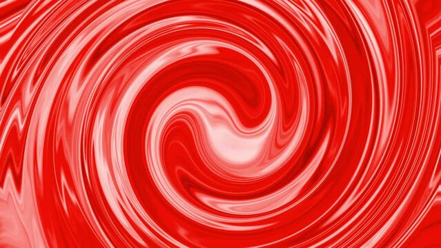 Red color liquid animation color full abstract background.