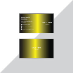 Naklejka na ściany i meble business card design . double sided business card template modern and clean style .