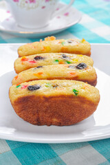 Kue Pukis or simply called pukis is a traditional Indonesian cake made from wheat flour-based dough and cooked in a special molded pan. This is a snack commonly found in traditional Indonesian market