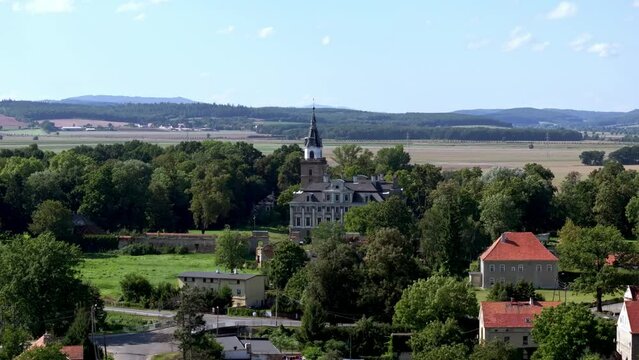 Rozztoka castle in Lower Silesian Poland