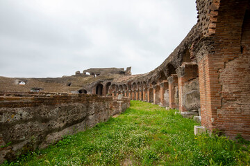 Obraz premium Amphitheatre of Capua in Santa Maria Capua Vetere - Italy