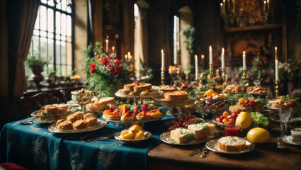 gro&szlig;e Festtafel, gen ai