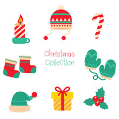 set of vector Christmas collection