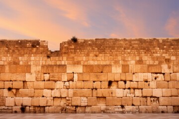 Fototapeta na wymiar The Western Wall in Jerusalem.