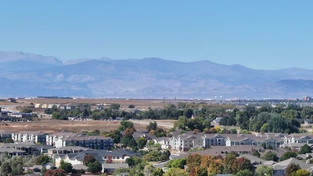 The foothills of Northern Colorado 2023 showing new construction between greeley and loveland in the foothills.