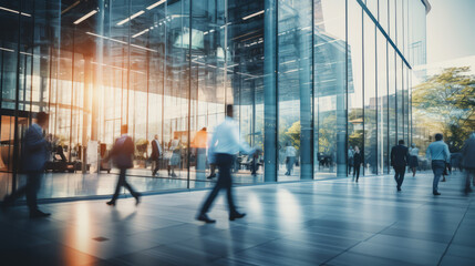 people walking in the city