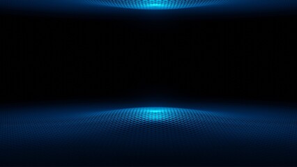 Dark Blue and black Light  Modern Virtual Technology Background