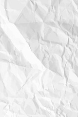 White clean crumpled paper