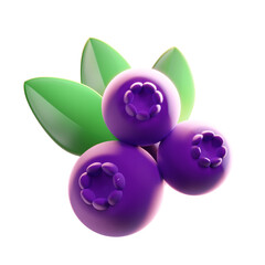 blueberry  - 3D Food