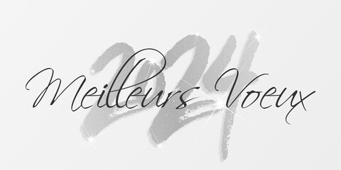 Obraz premium 2024 - Meilleurs vœux - Bonne année