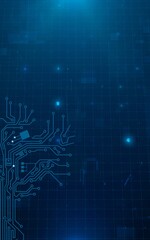 Light Black Future Technology Book Cover Background 