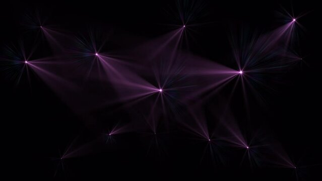 Abstract Loop flickering glow pink purple flashing optical lens flares animation photographer camera flashes background. solated with alpha channel Quicktime Prores 444 encode.