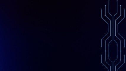 Dark Blue Elegant Future Technology Background