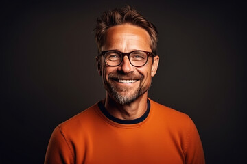 Fototapeta premium portrait of a man with glasses