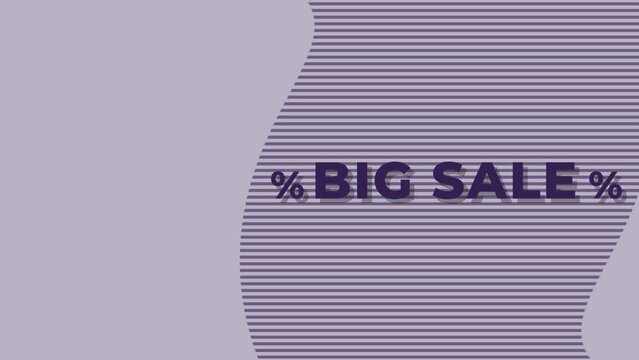Animation for Big Sale Advertisement