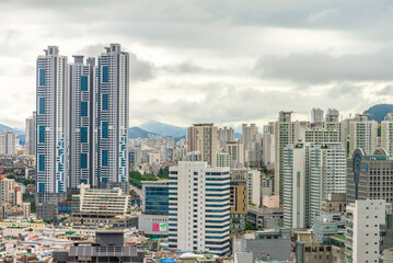 Fototapeta na wymiar View of downtown city skyline, Seoul