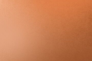 Tan or brown gradation with orange two tone color paint on cardboard box blank paper texture background with space minimal style