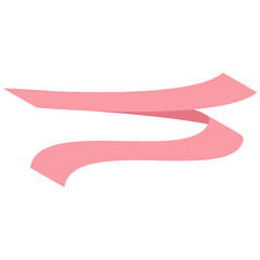 Pink ribbon breast cancer awareness symbol