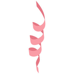 Pink ribbon breast cancer awareness symbol