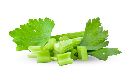 celery isolated on transparent png