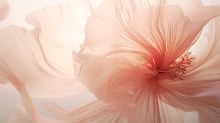 Delicate petals of a flower at close up natural texture