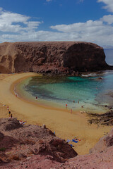 Playa del Papagayo en Lanzarote, Parque Natural de los Ajaches (Islas Canarias) © Celeste