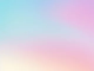 Tuinposter Pastel color gradient background. A vibrant and whimsical rainbow blur background ,dazzling colors © usman