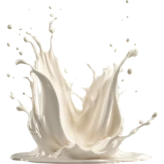 Gardinen milk splash isolated on white © św. Bartłomiej