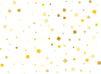 Bright Colorful Golden Confetti Background