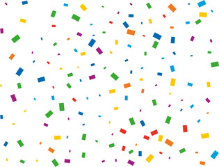 Magic Rectangular Rainbow Confetti