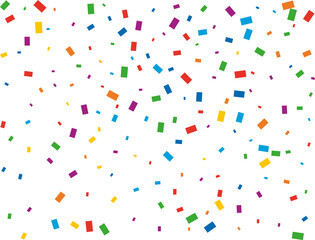 Magic Rectangular Rainbow Confetti