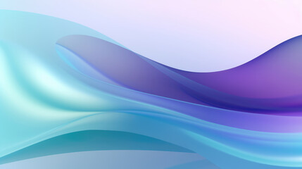 Obraz premium Abstract Digital Wave Background: Soothing Blue & Purple Gradient, Smooth Transition, Calm & Tranquil Vibe. 