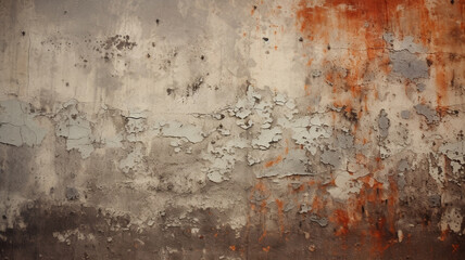 Obraz premium Dirty and scratch. Concrete background. Generative AI