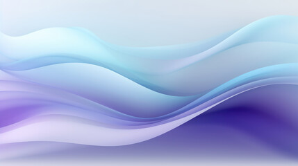 Obraz premium Abstract Digital Wave Background: Soothing Blue & Purple Gradient, Smooth Transition, Calm & Tranquil Vibe. 
