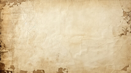 Old torn paper texture. Background concept. Generative AI