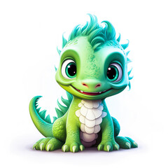 Fototapeta premium Captivating artwork of a mystical creature exuding charm and enigma.