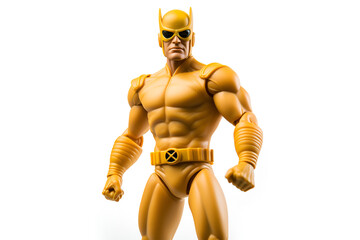 Golden Heroic Figure Pose