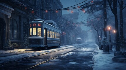 A snowfall in the world brings a sense of calm and beauty to the streets. 