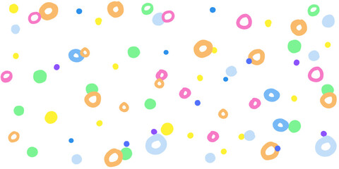 pastel color circle dot background