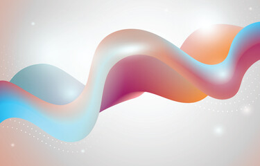 abstract colorful background with line waves