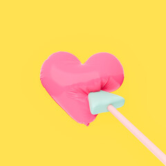 heart with an arrow stuck