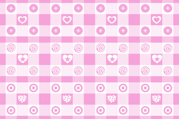 Very beautiful sweet seamless pattern design for decorating, wallpaper, wrapping paper, fabric, backdrop and etc.